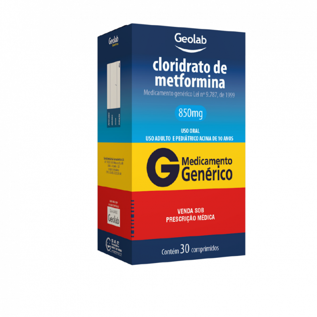 METFORMINA 850MG 30 COMP GEOLAB