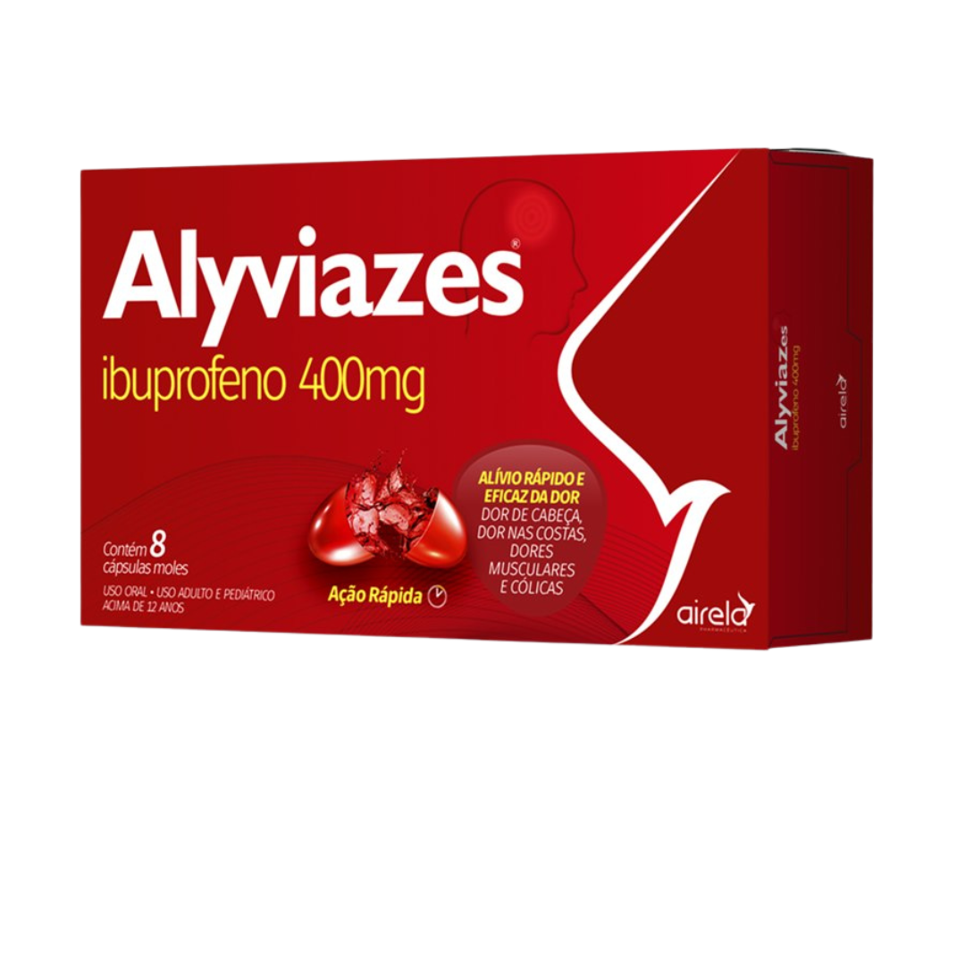 ALYVIAZES Ibuprofeno 400 mg / 10 cápsulas