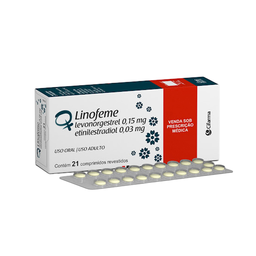 LINOFEME LEVONORGESTREL/ETINILESTRADIOL 0,15/0,03/21 COMP/